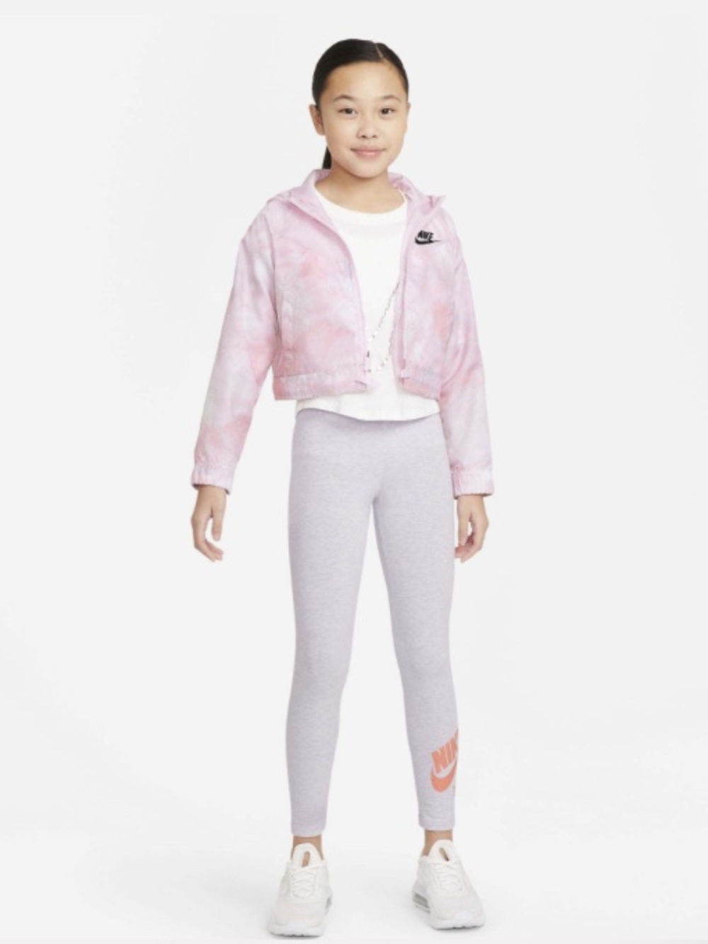 NWT~Nike Air Favorites Girls /Youth Leggings #DA1130-572 (Purple Chalk)